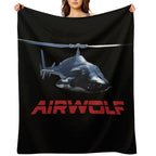 Airwolf Plush Throw Blanket