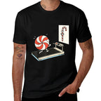 Funny Christmas Candy Cane Peppermint Candy Humor Jokes Kids  Relaxed-fit T-Shirt