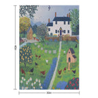 The Hen House Plush Throw Blanket