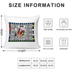 Classic 'BBC Test Card' Soft Ultra-Soft Texture Throw Pillow