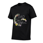 Dad Of The Little Wildflower Birthday Party Baby Shower  Easy-care T-Shirt