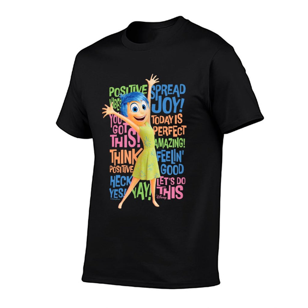 Inside Out 2 - Joy Character Positive Words  Eco-friendly Material T-Shirt