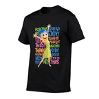Inside Out 2 - Joy Character Positive Words  Eco-friendly Material T-Shirt