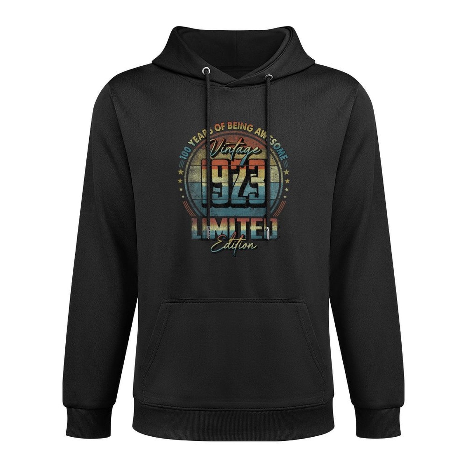 Vintage 1923 Limited Edition 100 Year Old 100th Birthday Adjustable Hood Hoodie