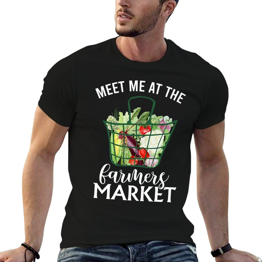 Gardening Meet Me At The Local Farmers Market Men Women Premium  Vintage-inspired T-Shirt