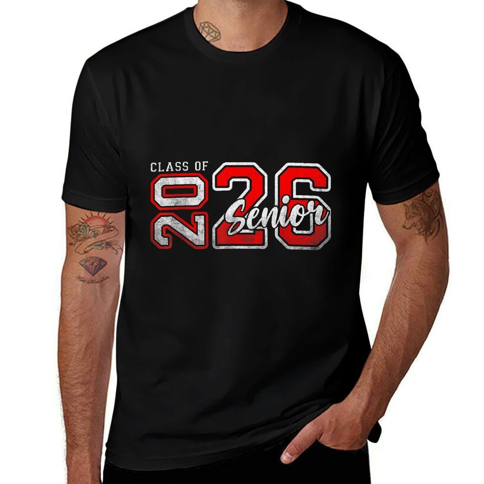 Senior 2026 Graduation My Last First Day Of Class Of 2026  Relaxed-fit T-Shirt