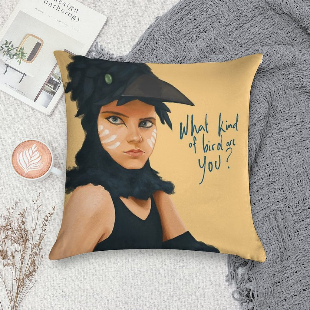What Kind of Bird Are You Soft Gift Ready Throw Pillow