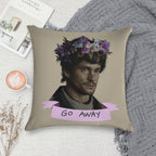Hannibal - Go Away Soft Anti-Pilling Throw Pillow