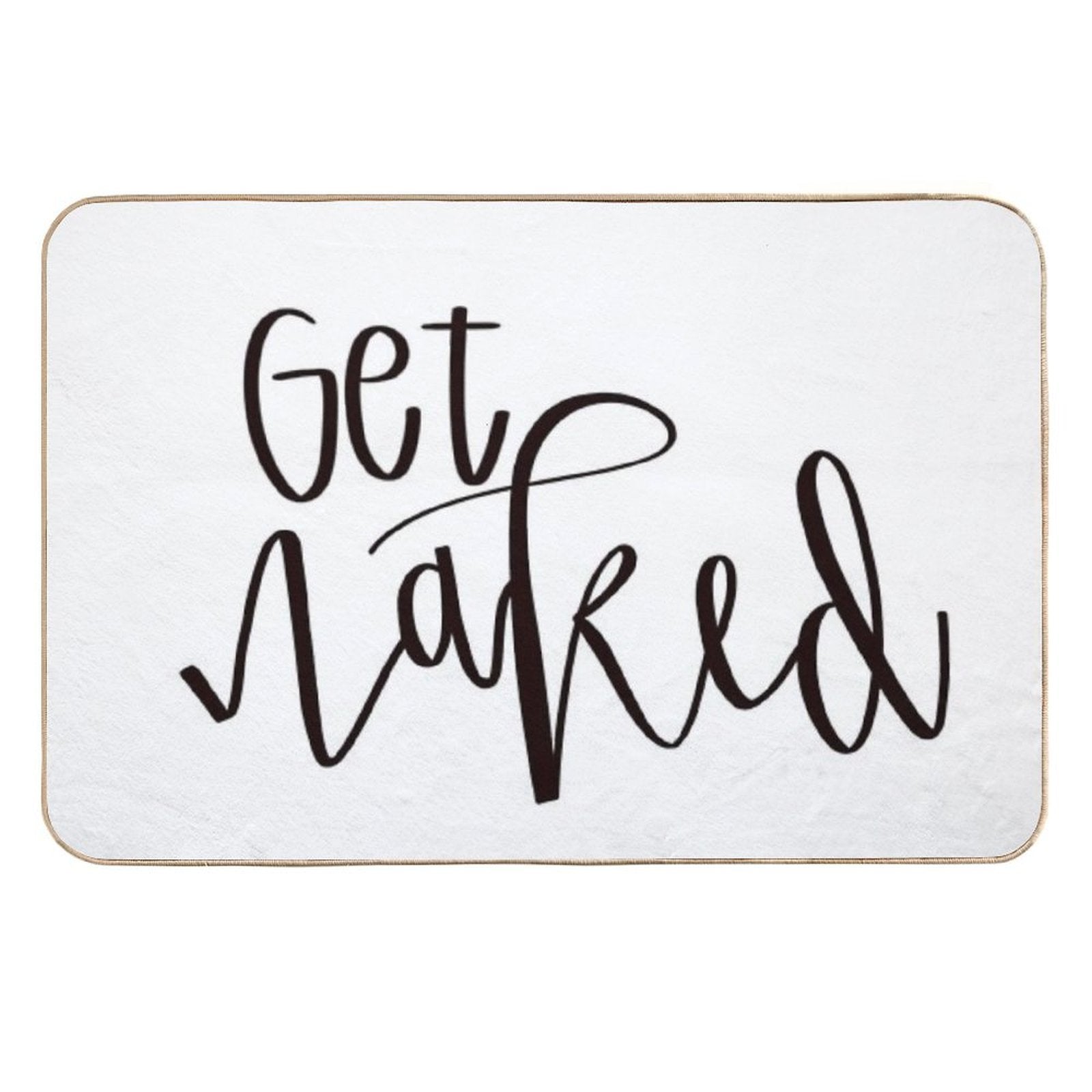 Get Naked Bathroom Decor  Long-Lasting Bath Mat
