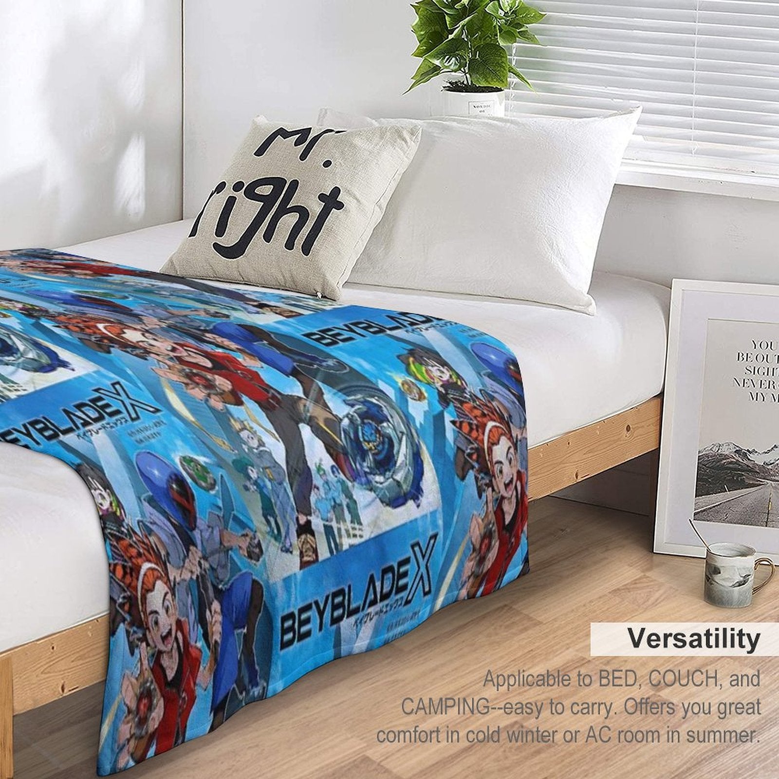 Beyblade X Lightweight Throw Blanket