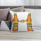 Twisted Tea Cheers Soft Shrink-Resistant Throw Pillow