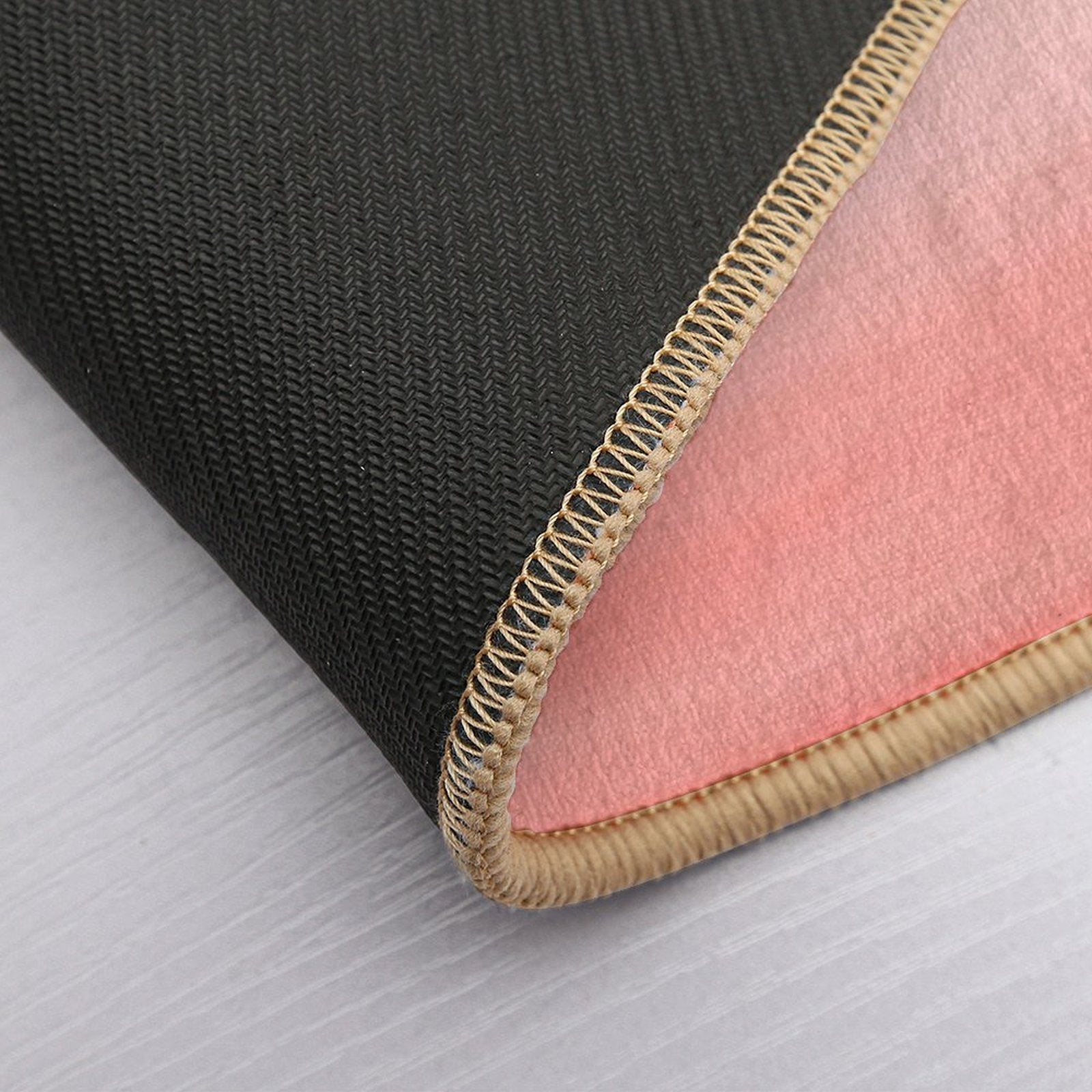 Touching Living Coral Watercolor Abstract #1 #painting #decor #art  Absorbent Bath Mat