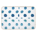 Ocean Blu Pattern-small Dots  Versatile Bath Mat