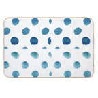 Ocean Blu Pattern-small Dots  Versatile Bath Mat