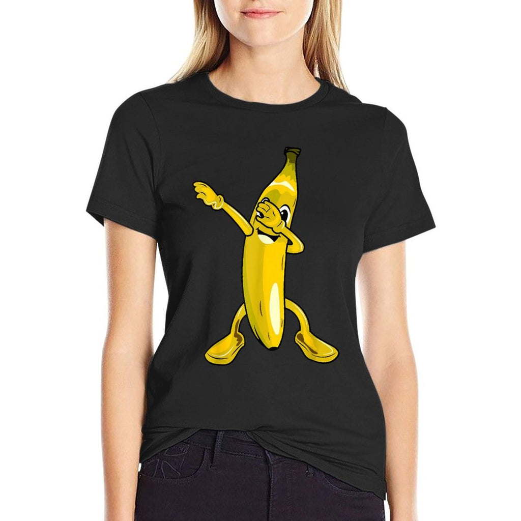 Cool Dab Banana Is Dabbing  Cute Dab Fruit Lover Gift  Fade-proof Color T-Shirt