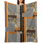 Ethnic Mixed Pattern Wrinkle-free Throw Blanket