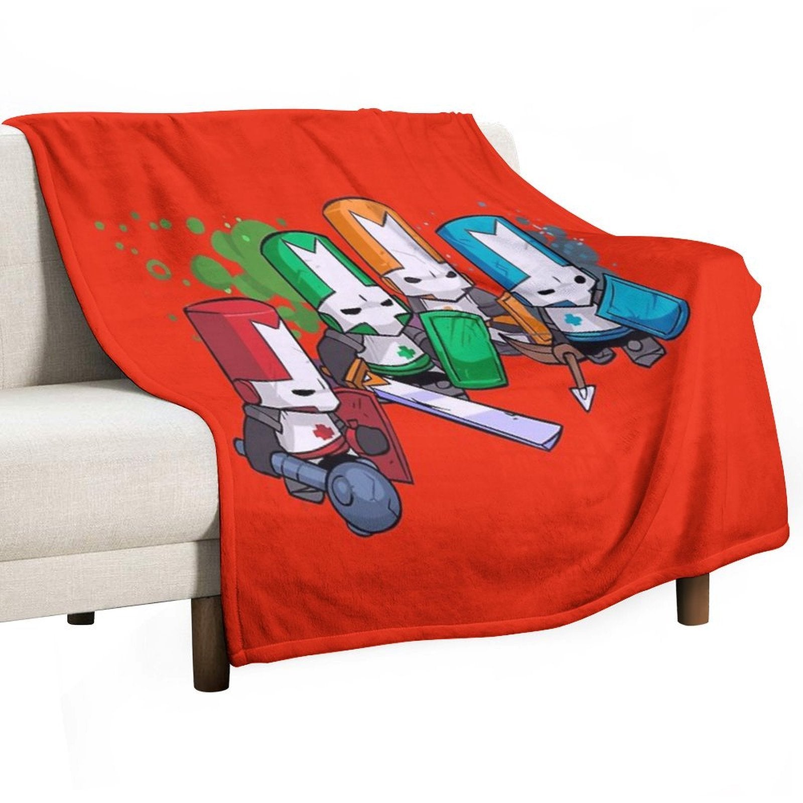 Castle Crashers Velvety-soft Throw Blanket