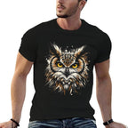 Great Horned Owl Lover  Stretchy T-Shirt