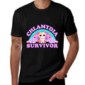 Chlamydia Survivor Cat Meme Funnys for Men Adult Humor  Soft T-Shirt