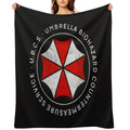 Umbrella Biohazard Countermeasure Service  Resident Evil 3 Plush Throw Blanket