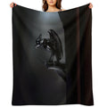 Gothic Spotlight Plush Throw Blanket