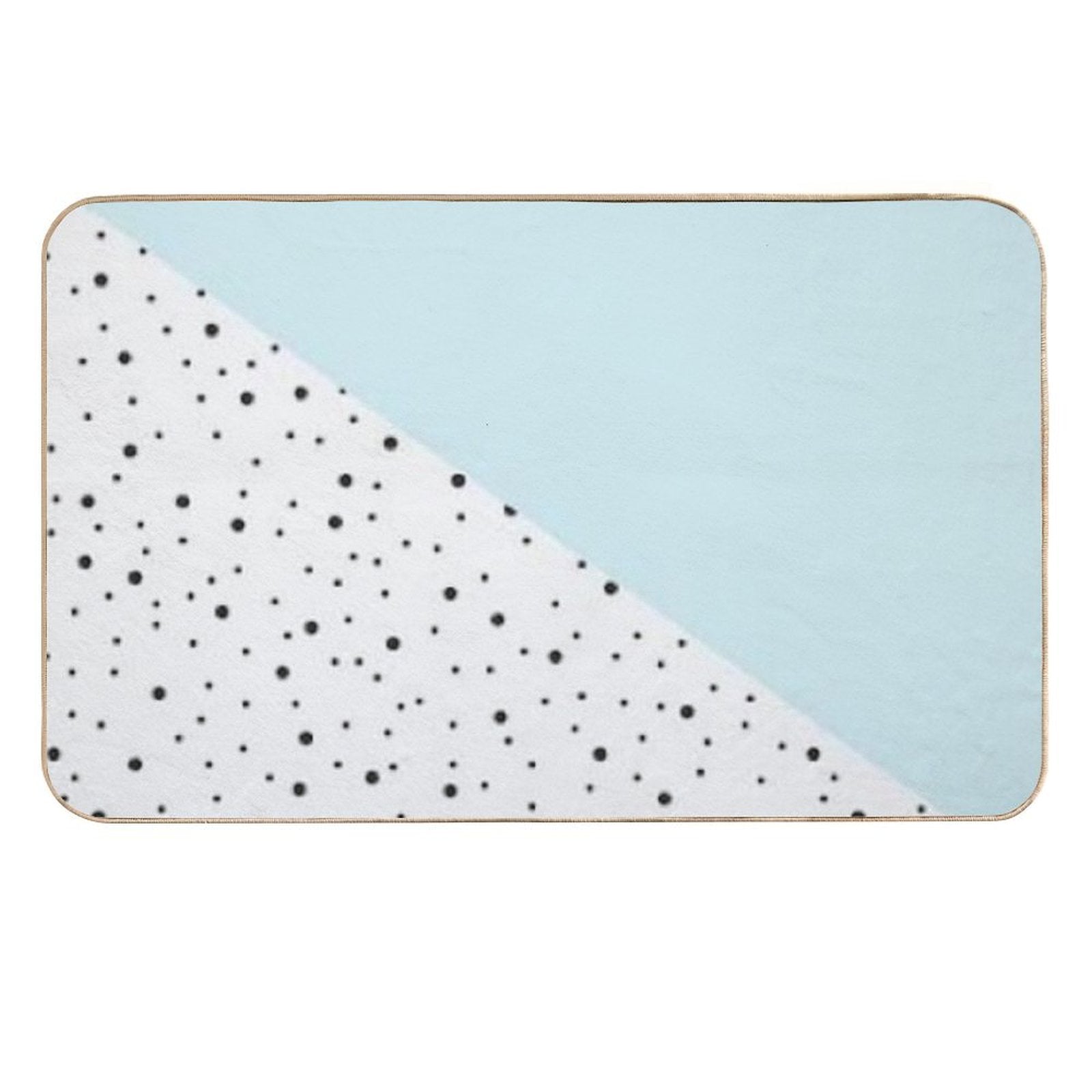 Blue And White Vsco  Pet-Safe Bath Mat