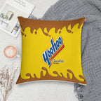 Yoohoo Chocolate Milk Soft Shrink-Resistant Throw Pillow