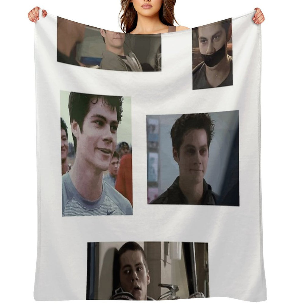 Teen Wolf Stiles Sticker Pack Sustainable Throw Blanket