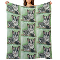 Sugar Glider Wrinkle-free Throw Blanket