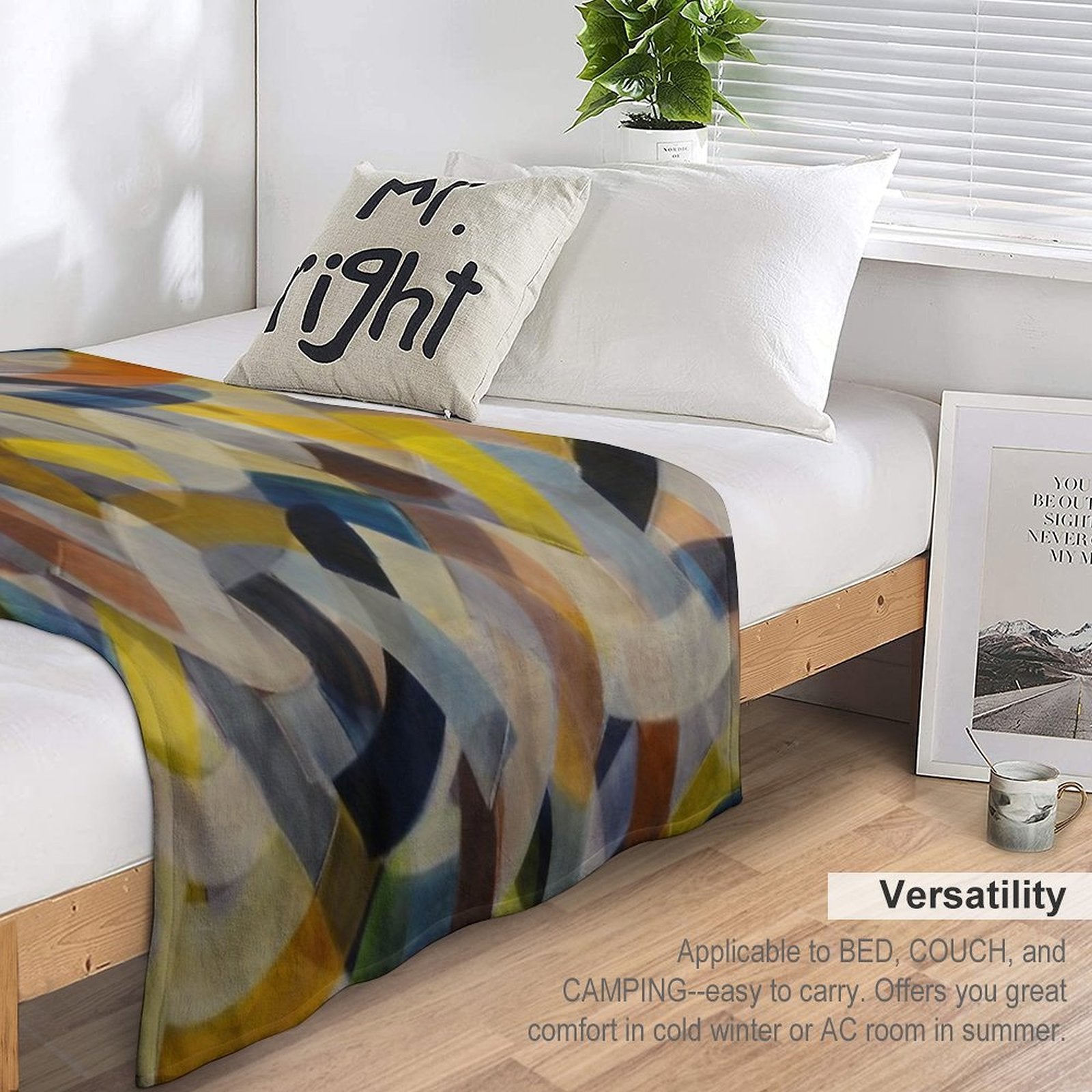 Meaningful Abstract Vorsicht Maps City Velvety-soft Throw Blanket