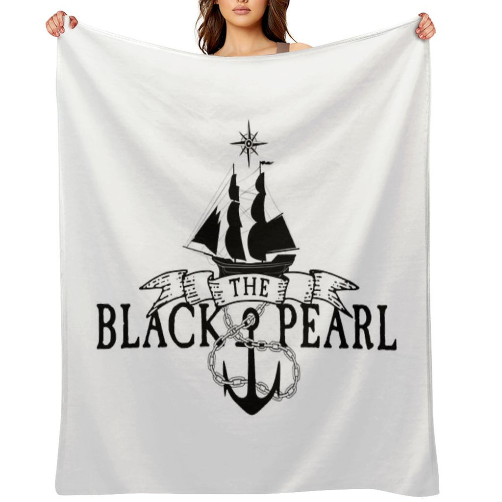 Black Pearl - Pirate Sailing Ship Durable Throw Blanket