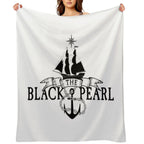 Black Pearl - Pirate Sailing Ship Durable Throw Blanket