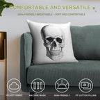Skull Soft Easy Maintenance Throw Pillow