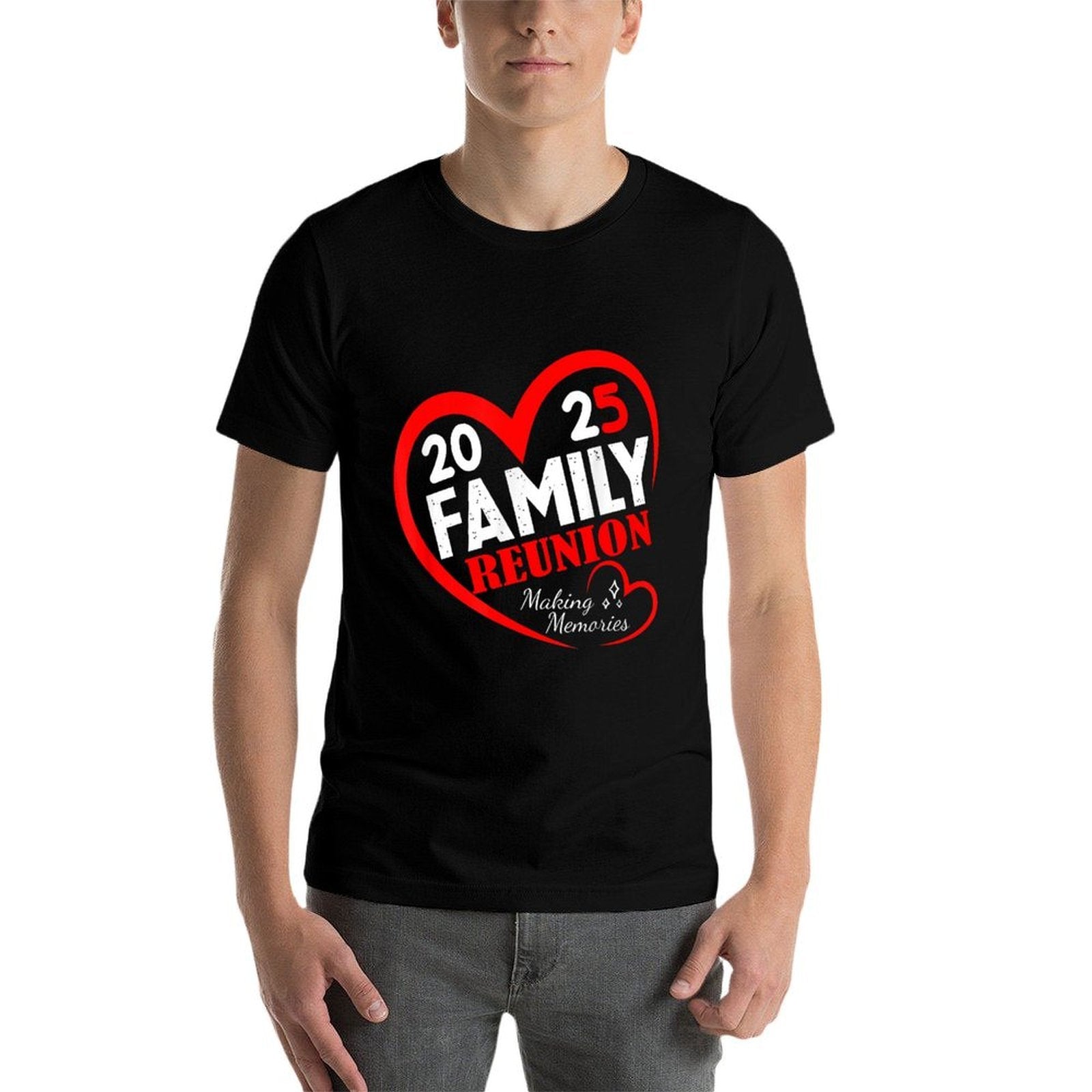 Family Reunion 2025 Funny Family Making Memories Matching  Vintage-inspired T-Shirt