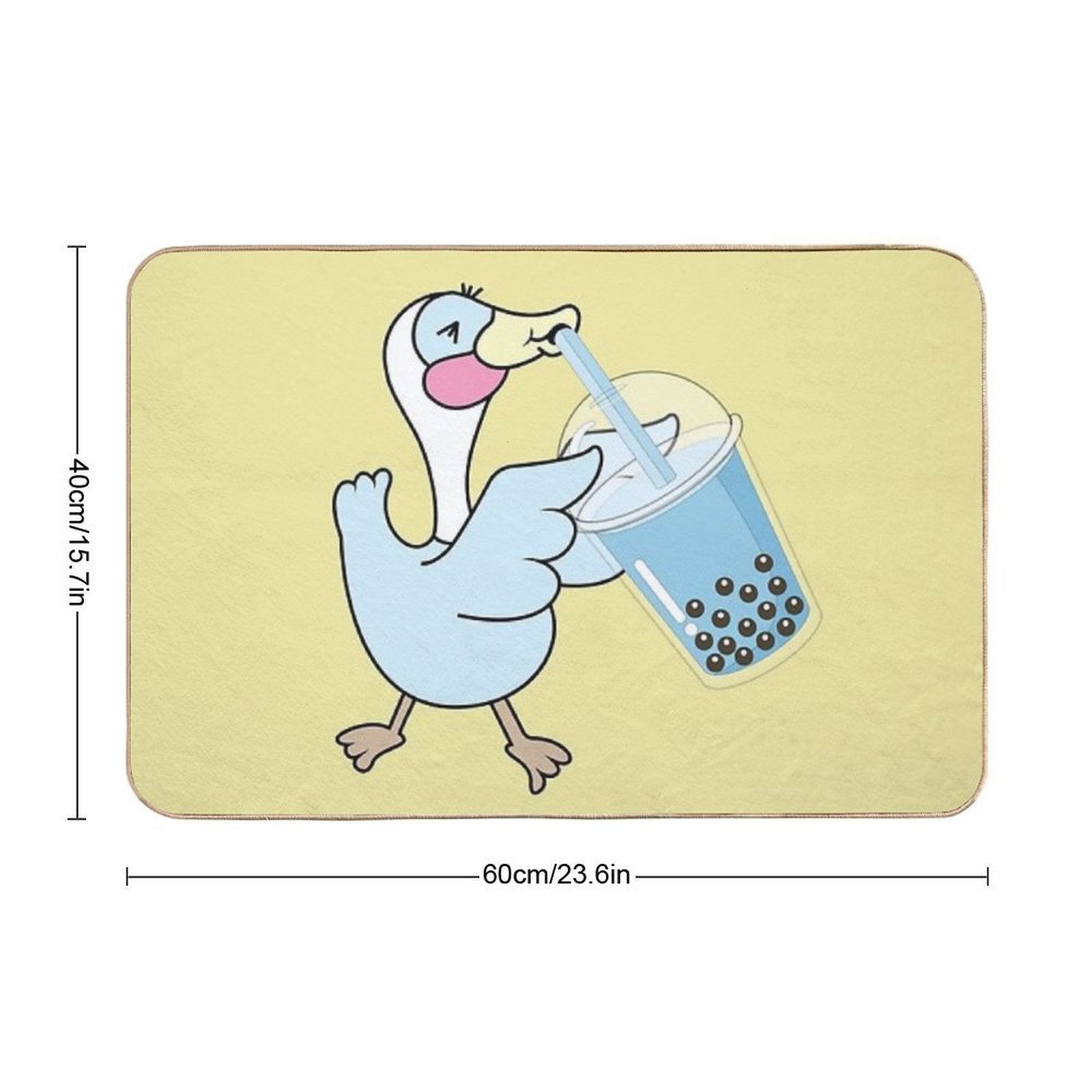 SWEETS COLLECTION - LULU AND HER BUBBLE TEA  Odorless Bath Mat