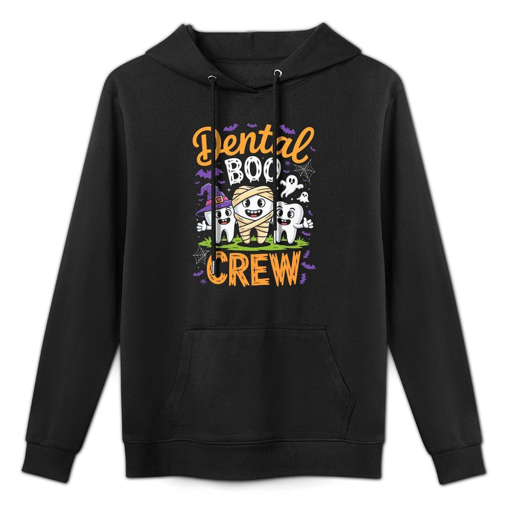 Dental Boo Crew Funny Men Women Kids Halloween Costume Easy Care Hoodie