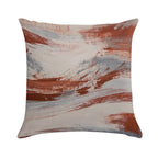 Rust, Slate And Earth Soft Skin-Friendly Throw Pillow