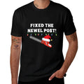 Funny Ugly Christmas Sweater Party Idea Fixed The Newel Post  Wrinkle-resistant T-Shirt