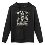 Skeleton Funny Just A Dad Who Always Came Back With The Milk Unisex Design Hoodie