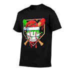Baseball Christmas Tree Light Xmas Baseball Boys Kids  Relaxed-fit T-Shirt