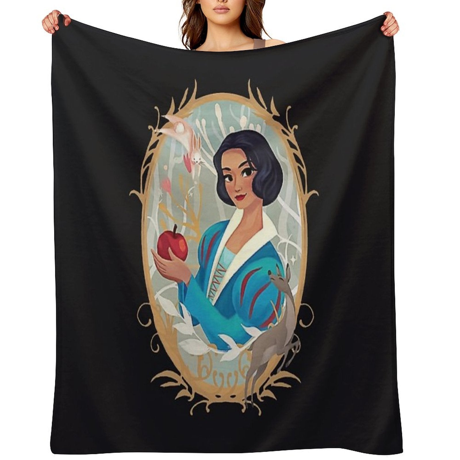 Snow White Movie Anti-pilling Throw Blanket