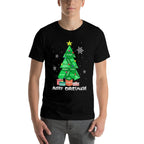 Math Teacher Polygon Christmas Tree Geometry Merry Christmas  Durable T-Shirt