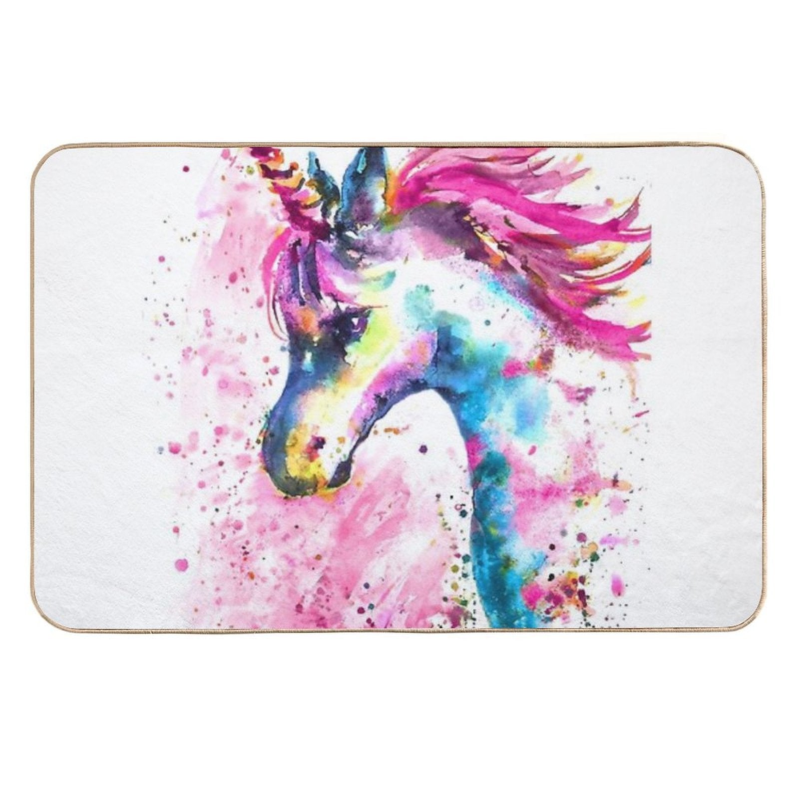Pink Unicorn  Anti-Trip Bath Mat