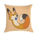 Orange Pipefox - Pip Soft Anti-Pilling Throw Pillow