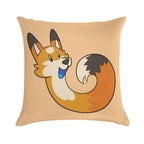 Orange Pipefox - Pip Soft Anti-Pilling Throw Pillow