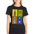 Heinz Tomato Ketchup Pop Art Retro Panels Big Chest Poster  Cotton T-Shirt