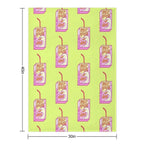 Silly Goose Juice Plush Throw Blanket