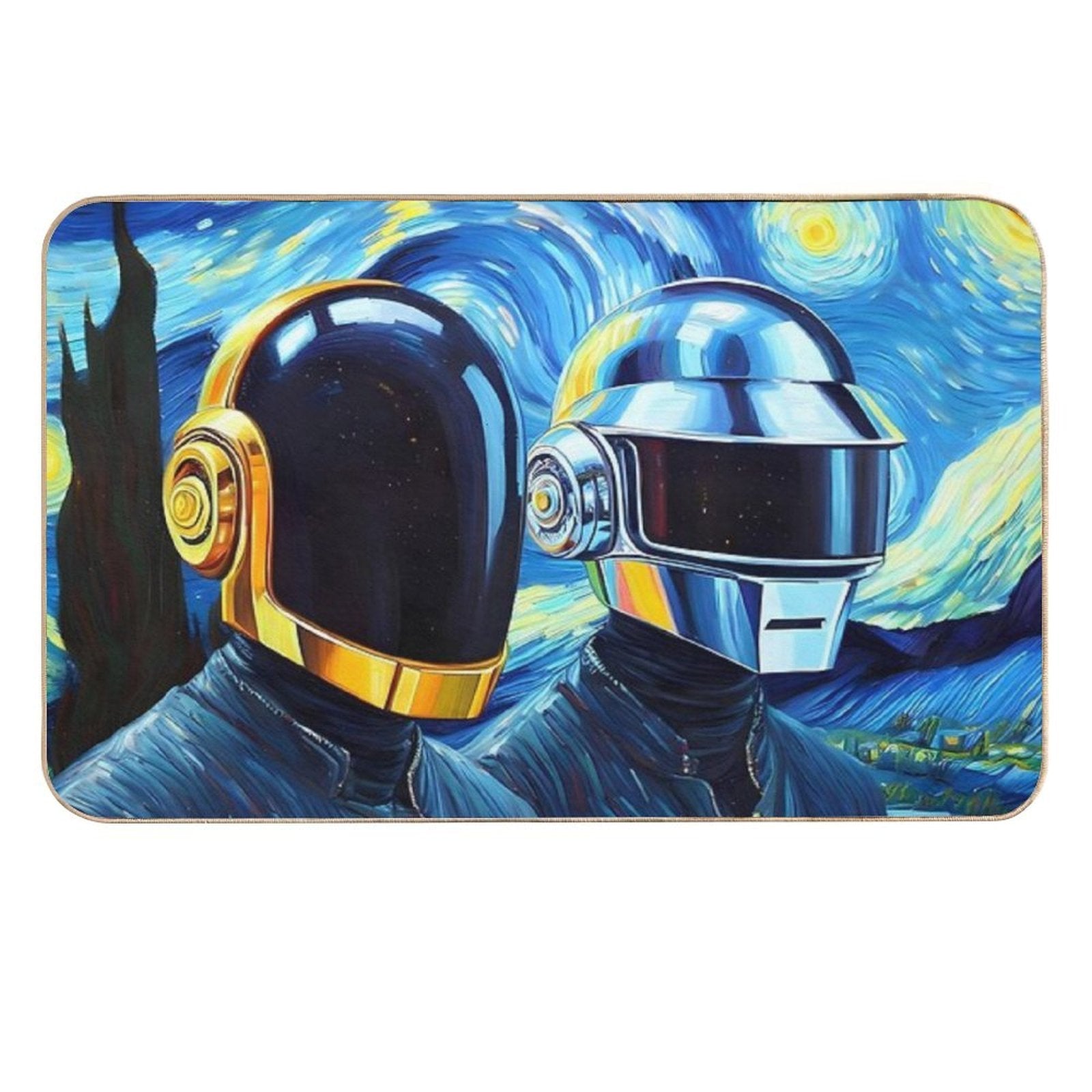 Starry Punk  Easy Maintenance Bath Mat