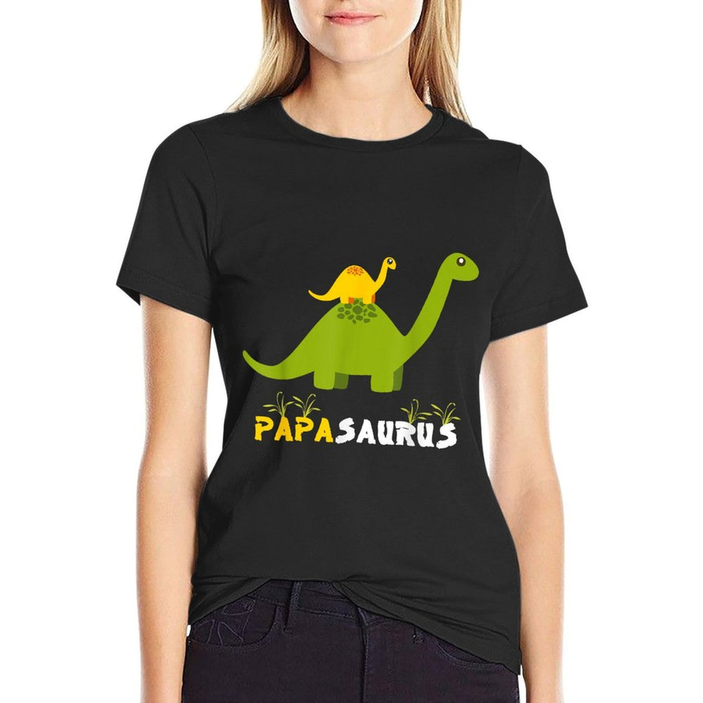 Papasaurus Dinosaur Father Funny Papa Saurus  Classic T-Shirt