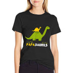 Papasaurus Dinosaur Father Funny Papa Saurus  Classic T-Shirt